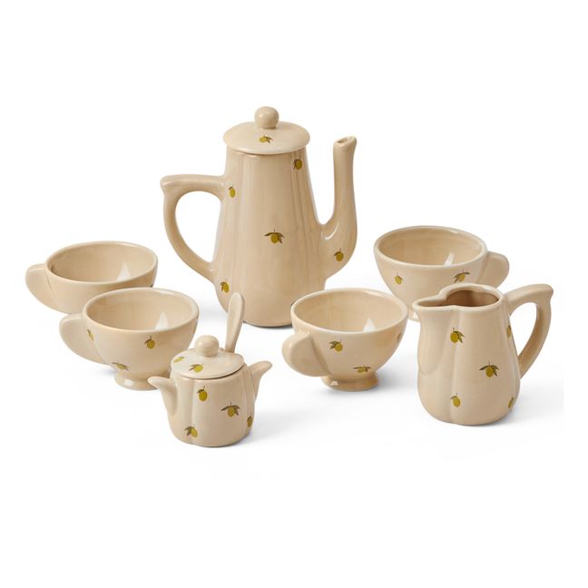 Lemon Porcelain Tea Set | Lemon yellow