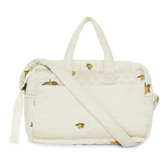 Sac à langer pour poupée en coton bio Lemon | Jaune citron
