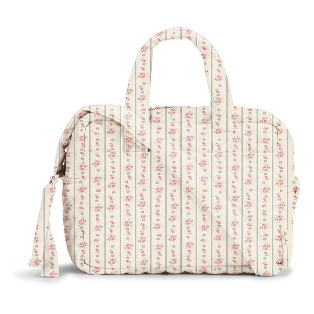 Bolso cambiador  de algodón orgánico para muñeca Nellie | Rosa