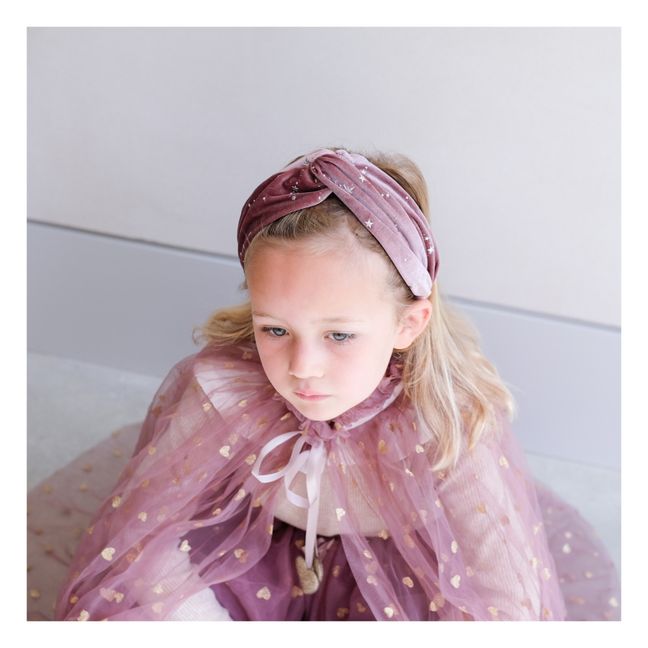 Shiny Velvet Headband | Rosa