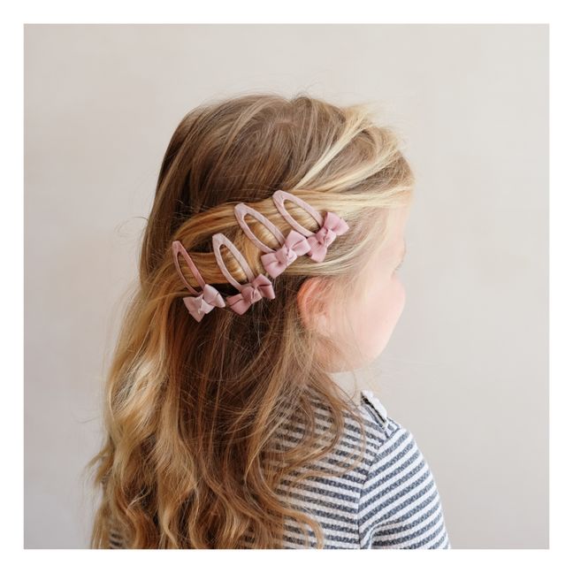 Bow Hair Clips | Pink