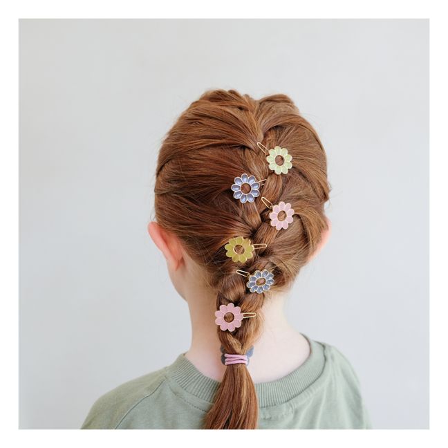 Flower Hair Clips - Set of 6 | Violeta