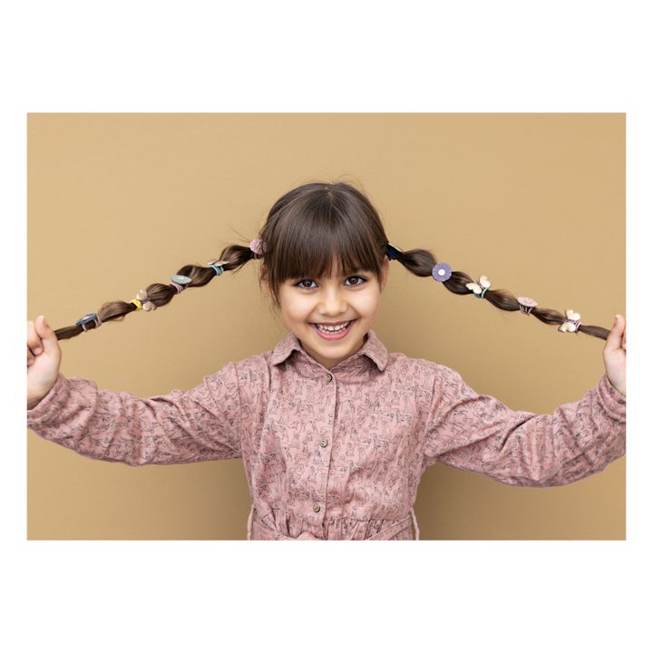 Hair Elastics - Set of 8 | Ecru- Product image n°2