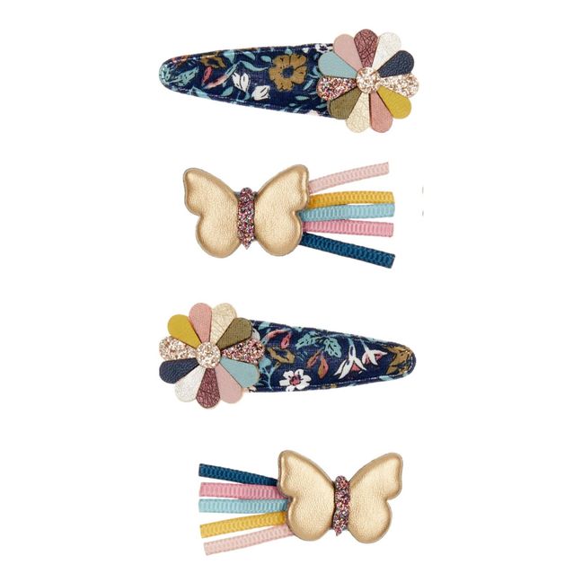 Butterfly Hair Clips Blue