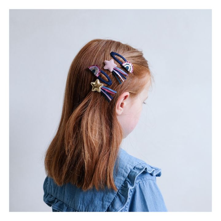 Rainbow Hair Clips | Rosa- Immagine del prodotto n°1