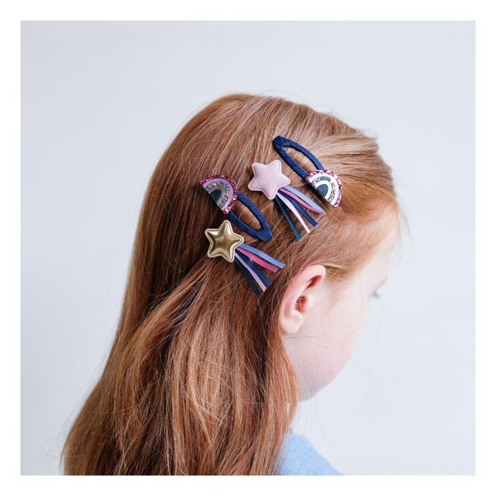 Rainbow Hair Clips | Rosa- Immagine del prodotto n°2