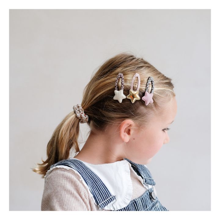 Star Hair Clips - Set of 4 | Beige- Product image n°3