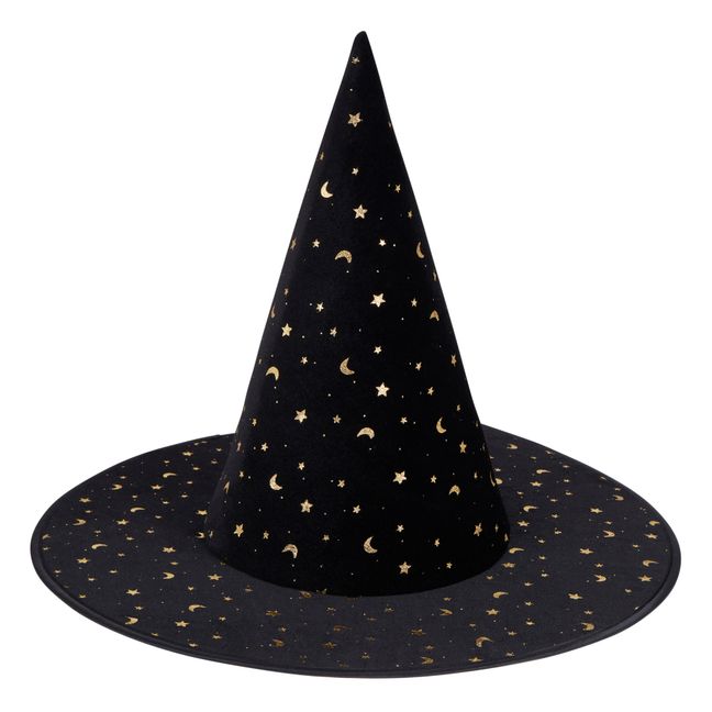 Velvet Witch Hat Schwarz