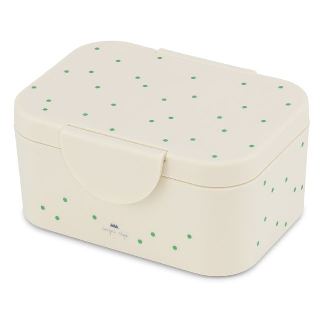 Apple Dot Lunch Box Green