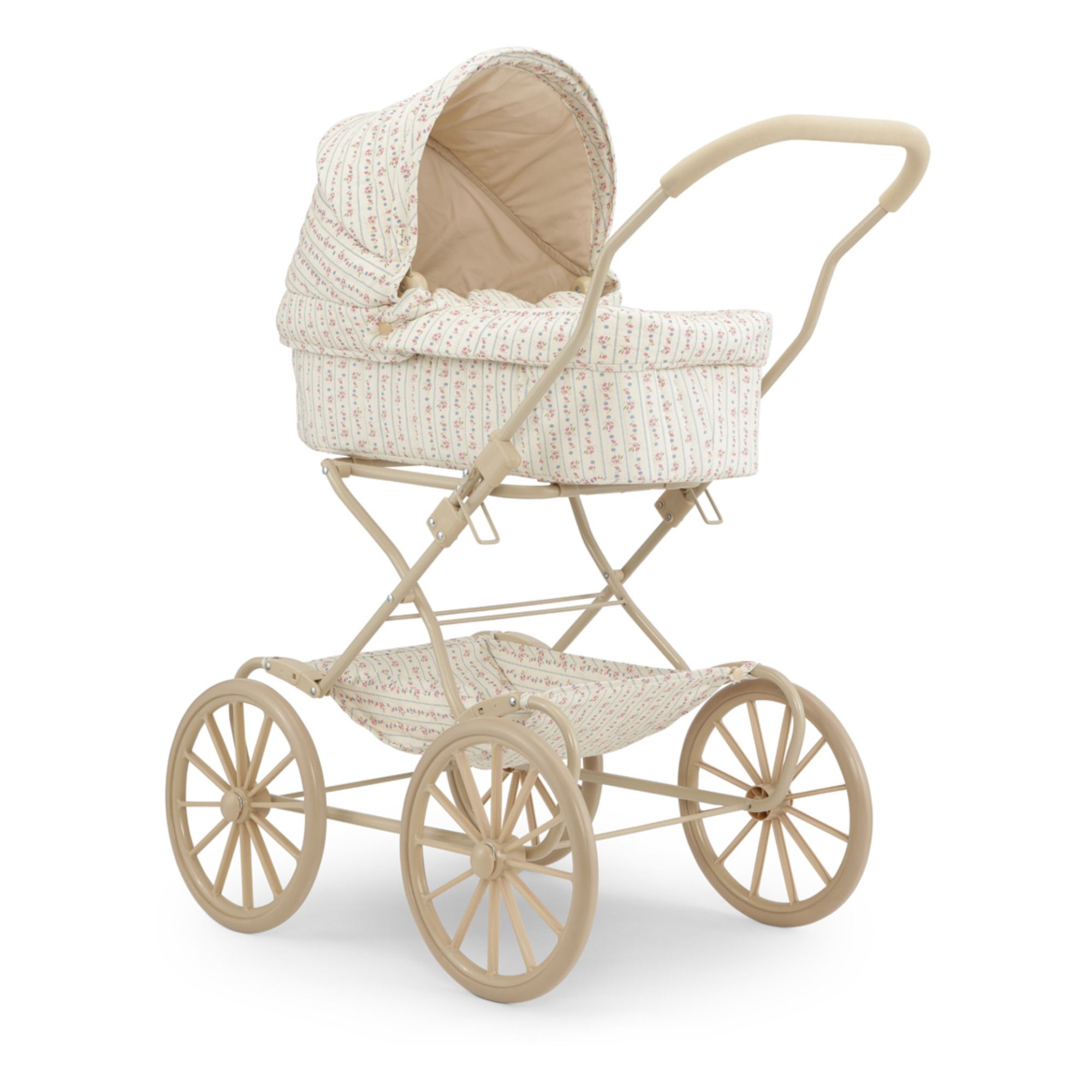 Nellie Organic Cotton Doll Stroller | Pink- Product image n°0