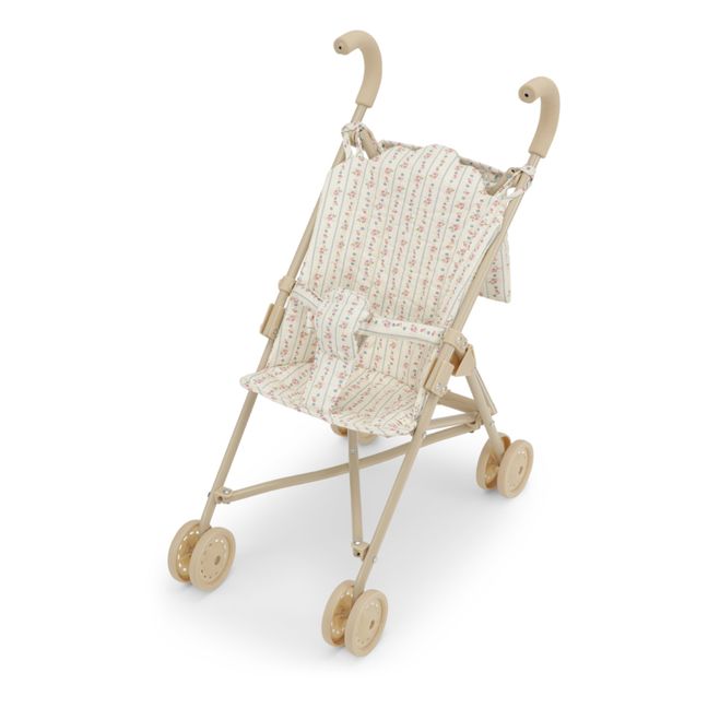 Carrito de algodón orgánico para muñeca Nellie | Rosa
