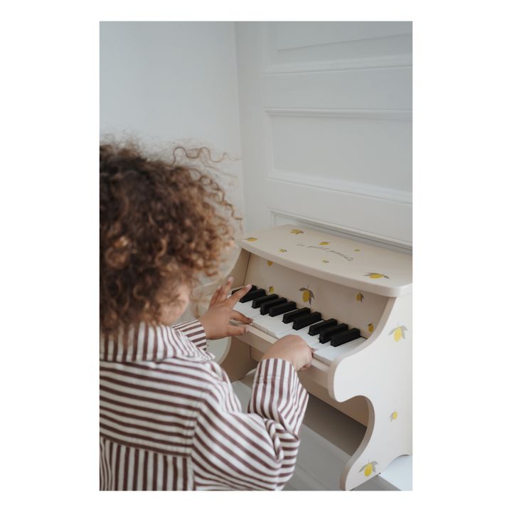 Lemon Wooden Piano | Lemon yellow- Product image n°2