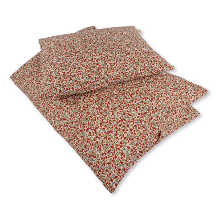 Carnation Organic Cotton Bedding Set | Pink- Product image n°0