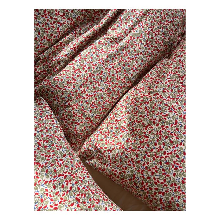 Juego de cama de algodón orgánico Carnations | Rosa- Imagen del producto n°3