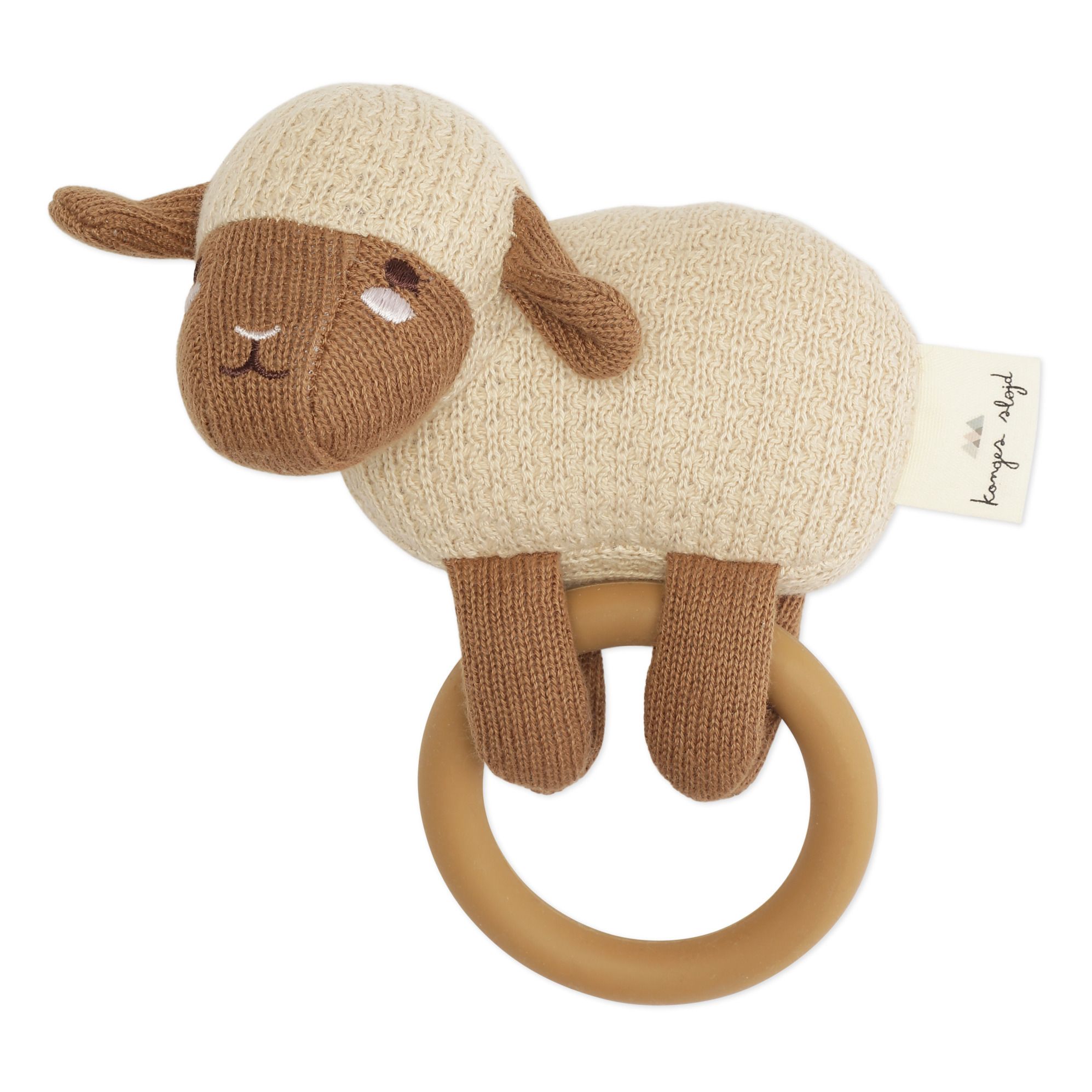 Sheep Teething Ring | Beige- Imagen del producto n°0