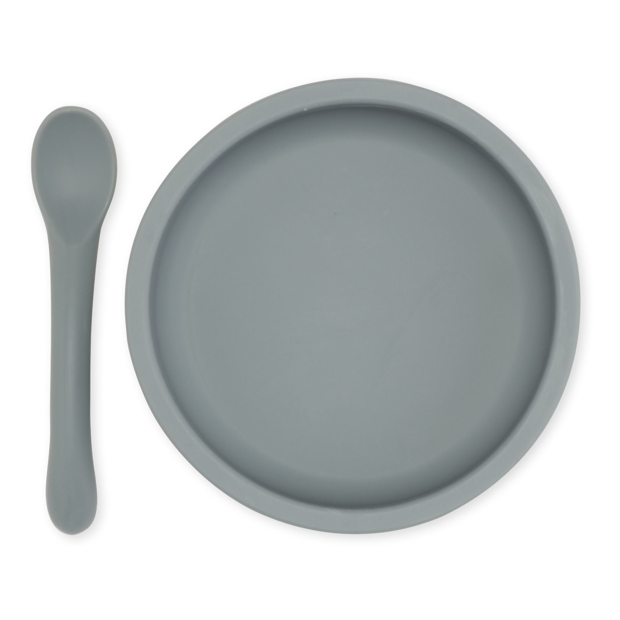 Silicone Bowl and Spoon | Azul- Imagen del producto n°0