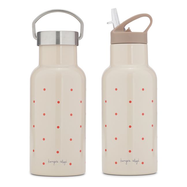Clay Dot Stainless Steel Insulated Water Bottle | Pink