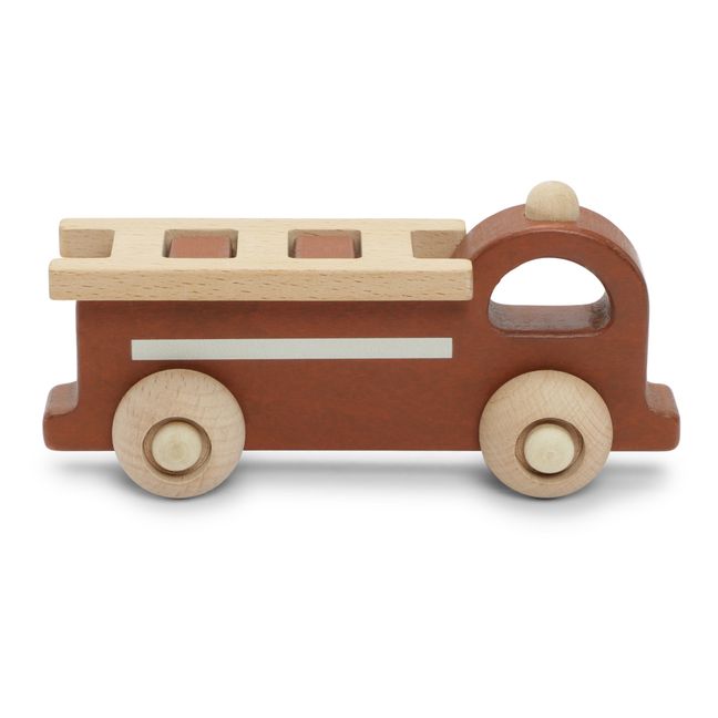 Camion dei pompieri in legno