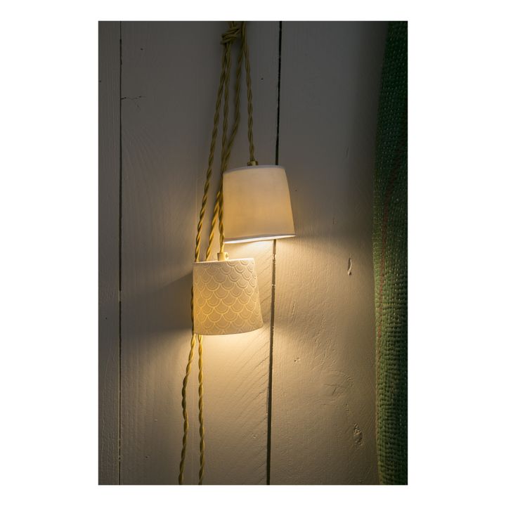 Simple Matte Porcelain Portable Lamp | White- Product image n°4