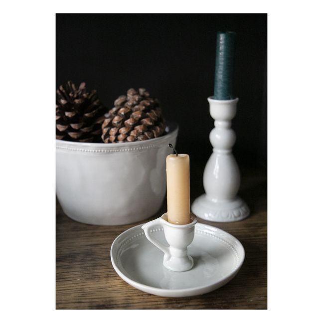 Medicis Candle Holder | White