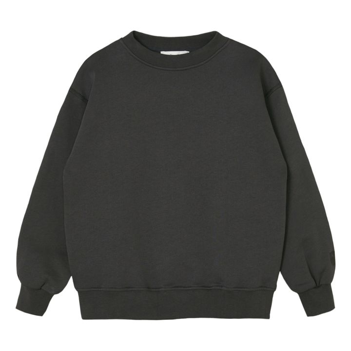 Organic Cotton Sweatshirt | Negro- Imagen del producto n°0