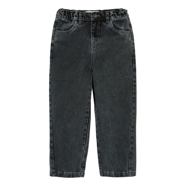 Organic Cotton Straight-Leg Jeans | Nero