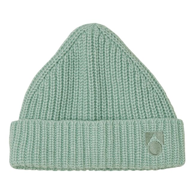 Recycled Wool Beanie | Pale green