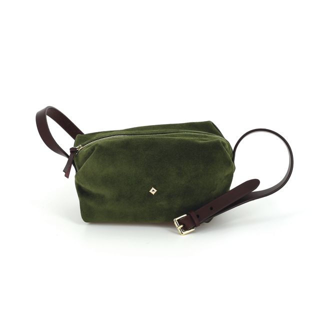 Sohna Velour Mini Bag Dark green