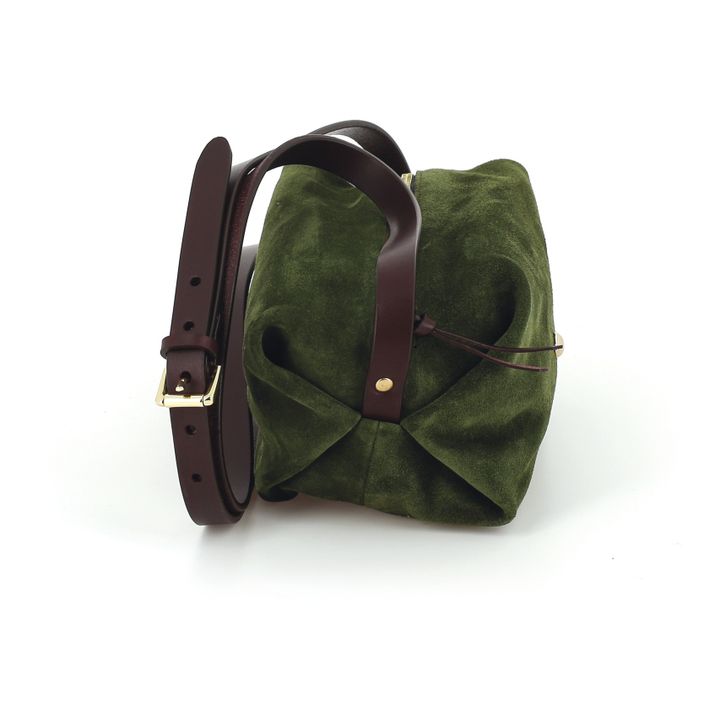 Sohna Velour Mini Bag Verde scuro- Immagine del prodotto n°2