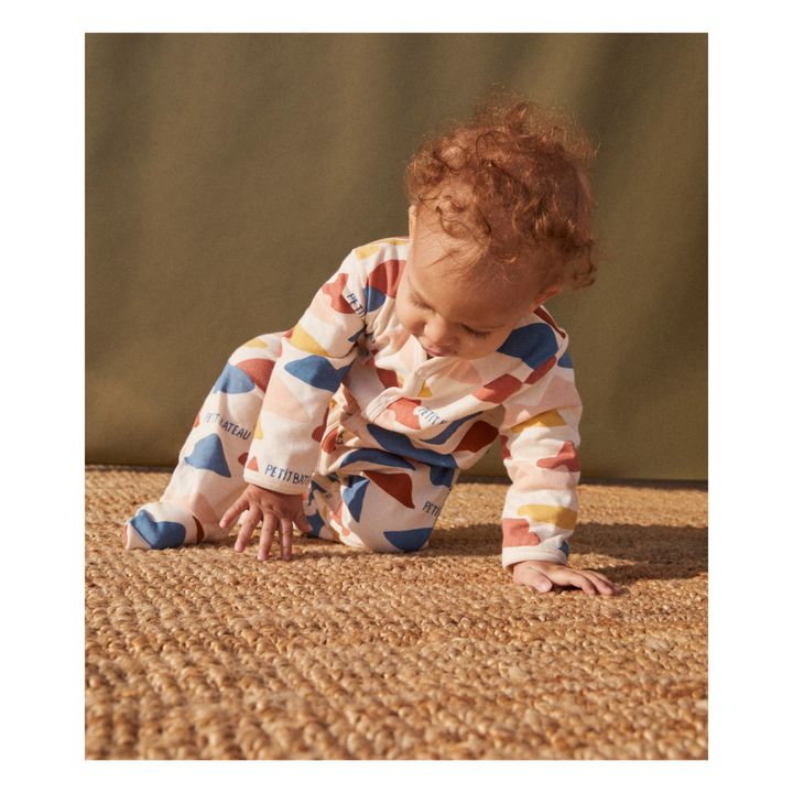 Chapitre Cotton Footed Pyjamas | Ecru- Product image n°1