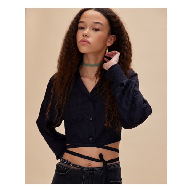 Shona Bermuda Shorts | Denim schwarz
