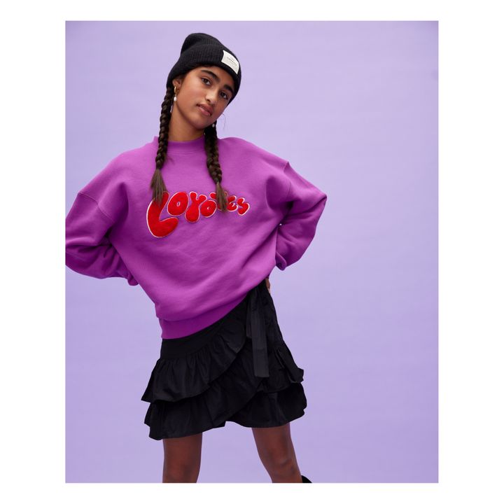 Lily Sweatshirt | Purple- Product image n°1