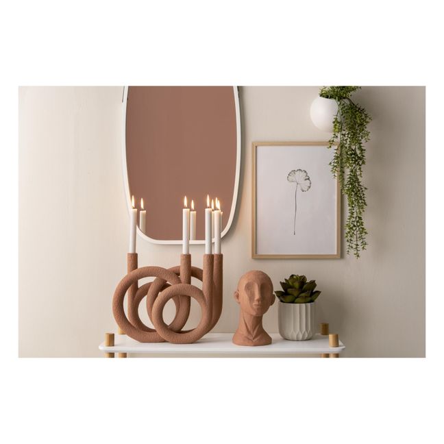 Portavelas Ring | Terracotta