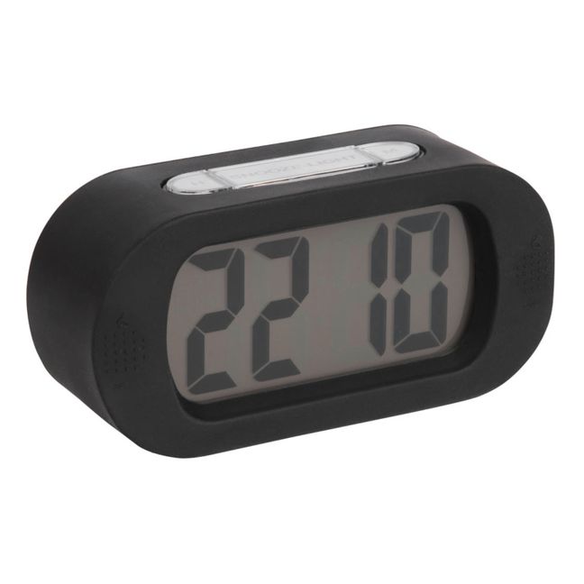 Gummy Alarm Clock Black