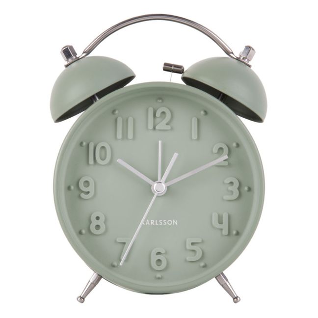 Iconic Alarm Clock Grün-grau