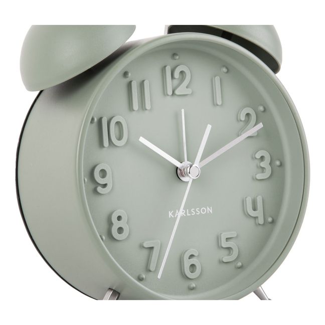 Iconic Alarm Clock Grün-grau