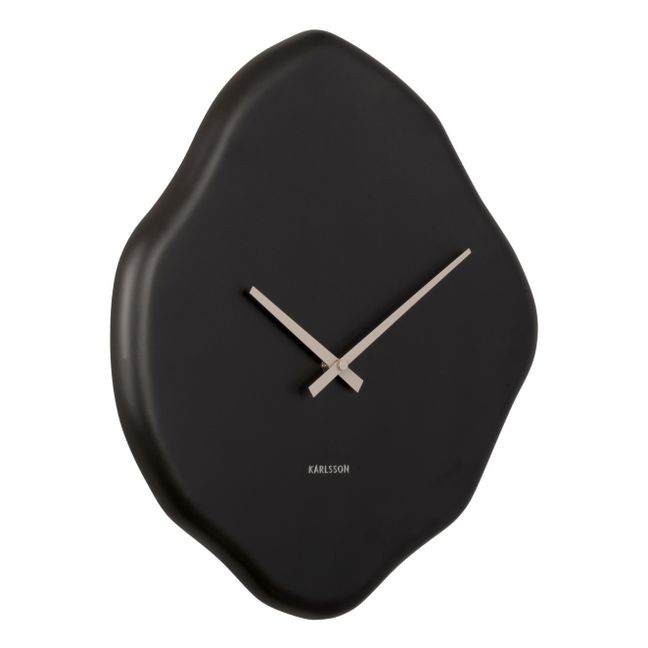 Wanduhr Organic Diamond | Bois foncé