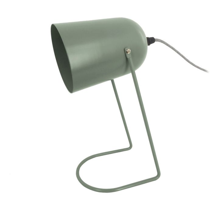 Lámpara de mesa Enchant de hierro | Verde Gris- Imagen del producto n°0