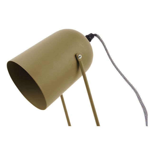 Lampe à poser Enchant en fer | Vert kaki