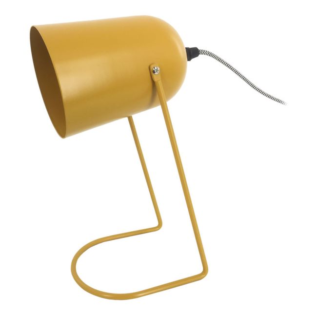 Lampe à poser Enchant en fer | Jaune moutarde