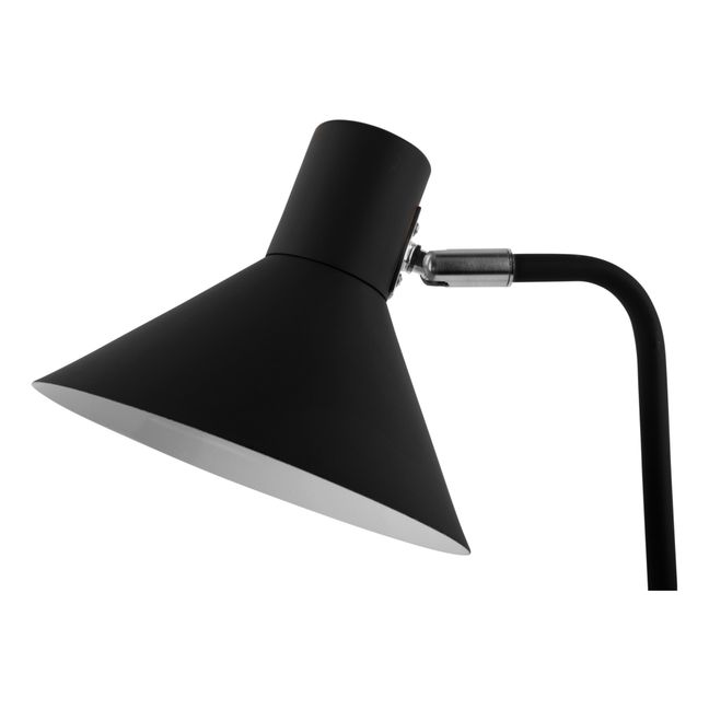 Curved Metal Desk Lamp | Black