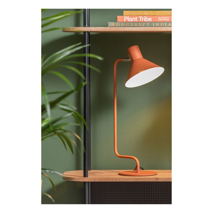 Curved Metal Desk Lamp | Ochre- Product image n°1