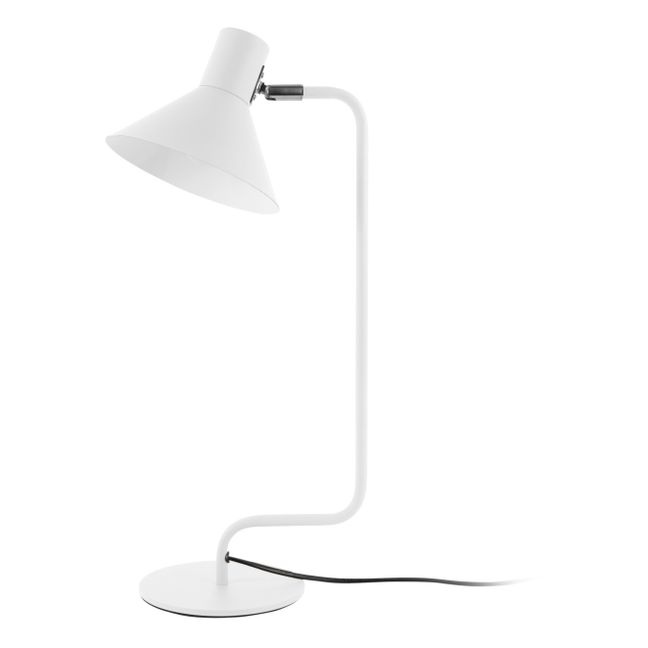 Lampe de bureau Curved en métal | Blanc