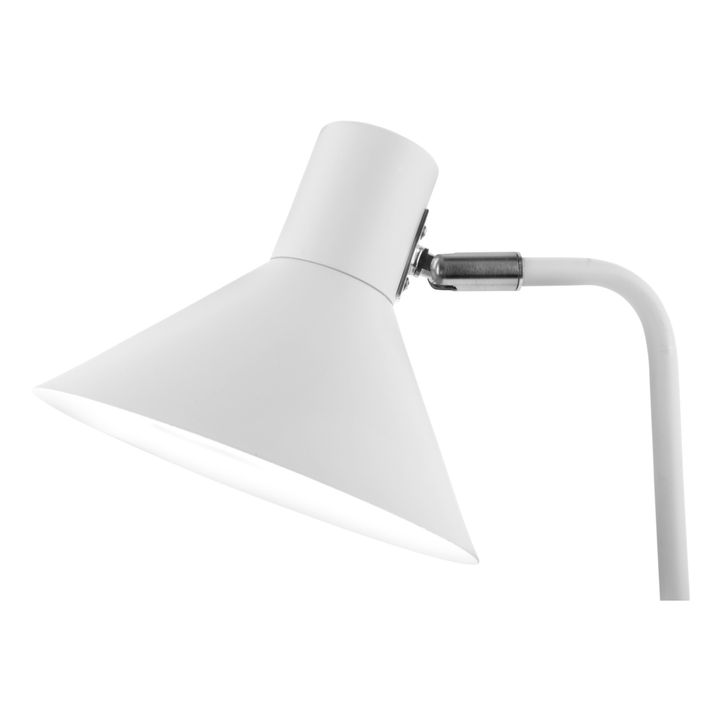 Curved Metal Desk Lamp | White- Product image n°2