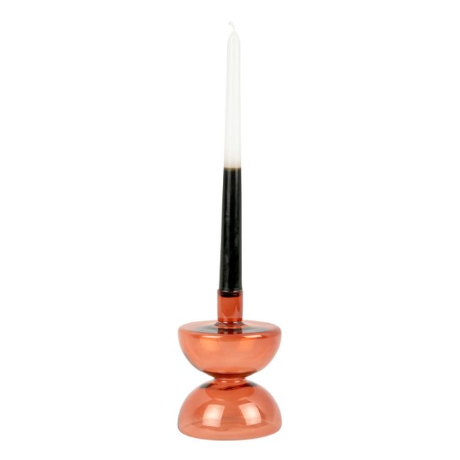 Portavelas de cristal Diabolo | Terracotta