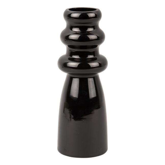 Sparkle Bottle Vase | Schwarz