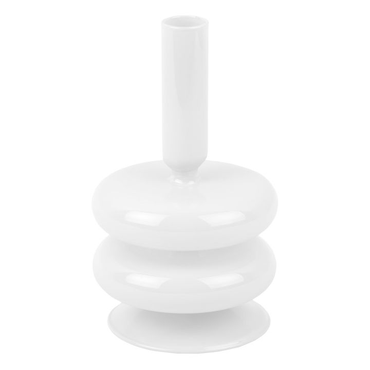 Bougeoir Sparkle Double Ring | Blanc- Image produit n°0