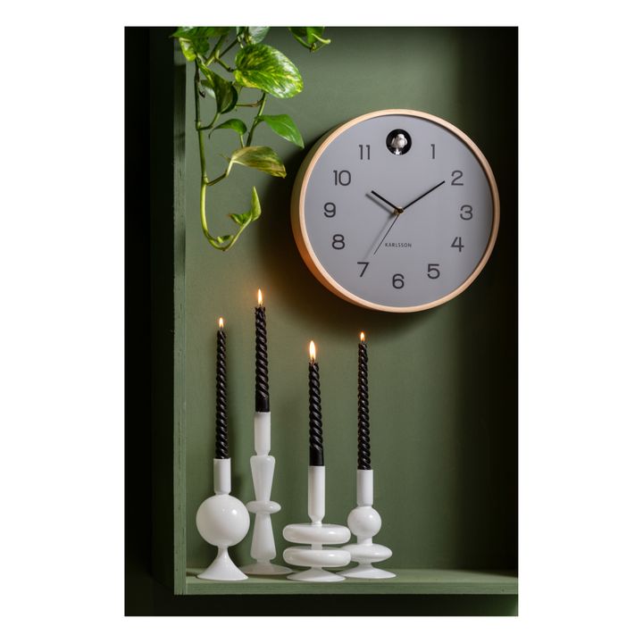 Sparkle Double Ring Candle Holder | Blanco- Imagen del producto n°1