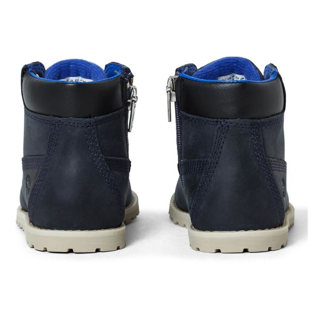 Pokey Pine Zip Boots | Navy blue