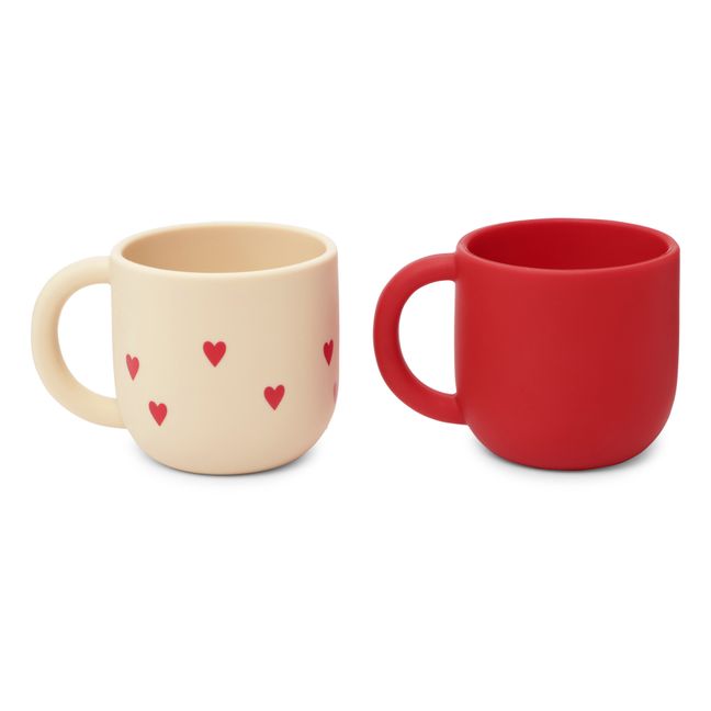 Silicone Cups - Set of 2 | Red